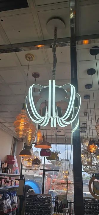 Lustre Moderno de Led Luminaria 