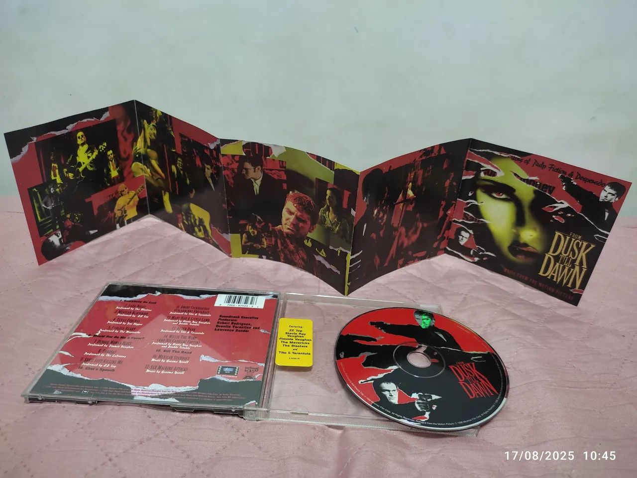 Um drink no Inferno -From Dusk Till Dawn - cd importado Trilha Sonora   - Foto 2