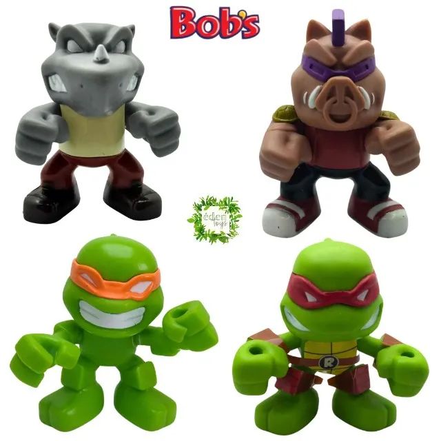 Bonecos Tartarugas Ninja Bobs (cód 465)