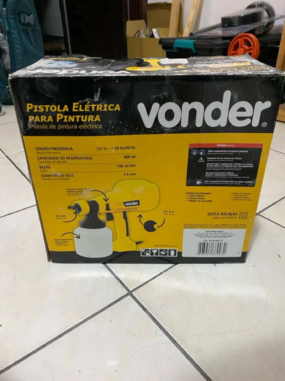 Pistola Elétrica para Pintura Vonder