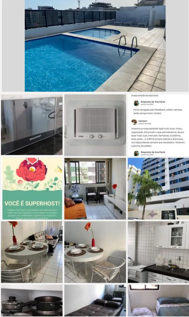 Apto qto/sala Ponta verde (mensal/temporada)
