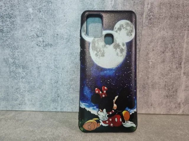 Capa Case Mickey Minnie Disney Samsung A21S