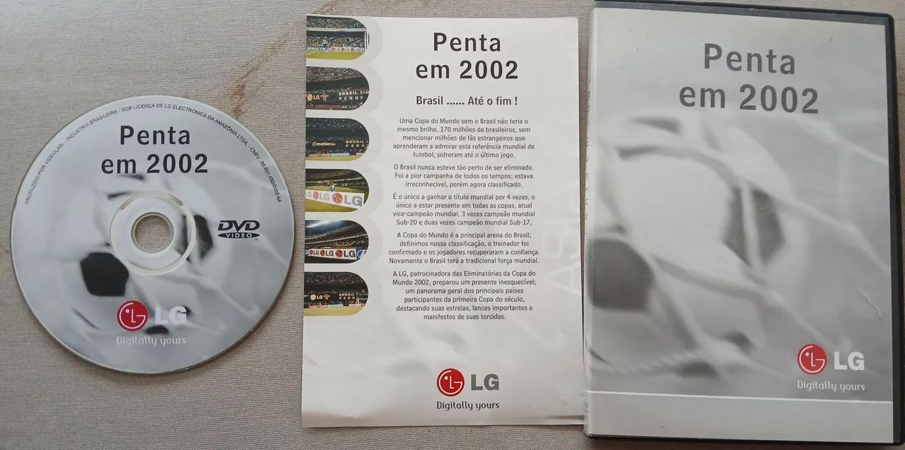 DVD Penta em 2002 - Brasil Frete Gratis