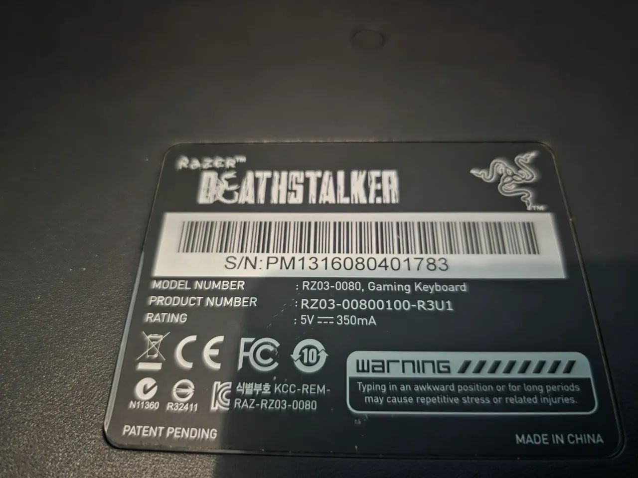 Teclado Razer Deathstalker - Foto 5