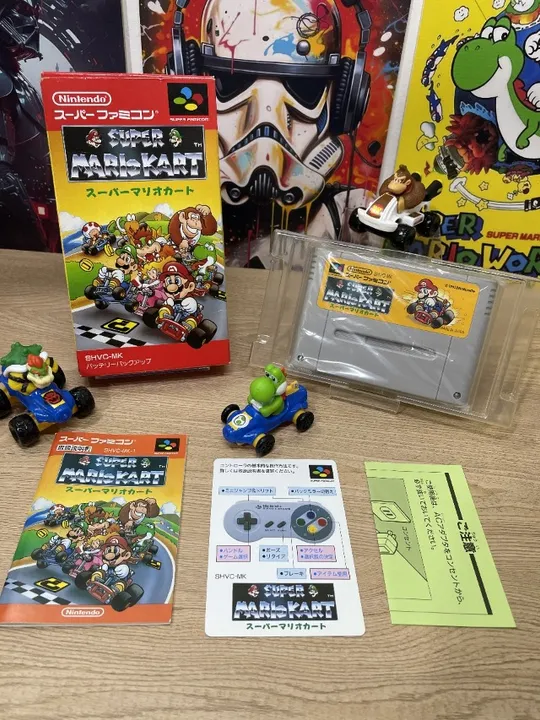 Super Mario Kart SNES Super Famicom CIB Excelente Estado