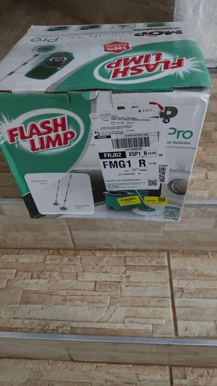   CHEGA DE SOFRÊNCIA PARA LIMPAR CASA!!MOP GIRATÓRIO PRO , FLASH LIMP - Foto 4