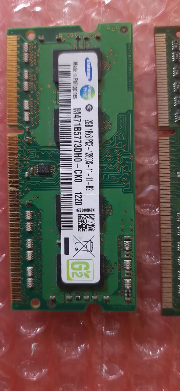 Memoria ddr3 2g notebook  - Foto 2