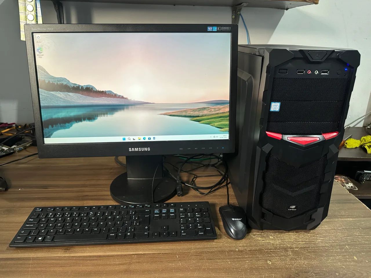 I5 oitava geração com ssd 256 gb  ddr4 16 loja com garantia tela 22 polegadas  - Foto 2