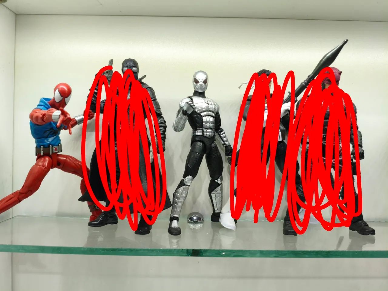 Action Figures Pack Marvel Legends Spider Man Escarlate Scarlet