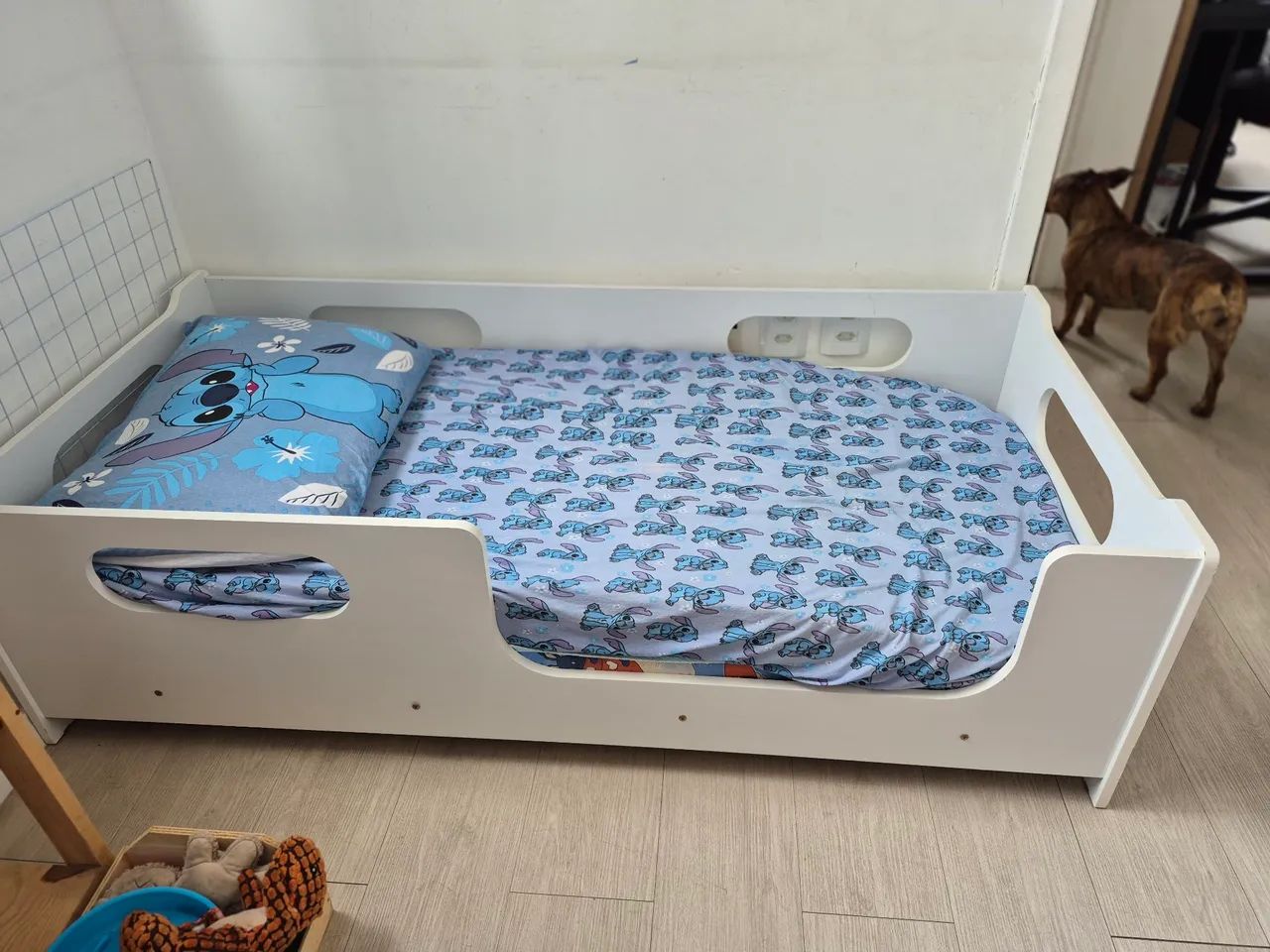 Cama infantil pouco usada com colchão 
