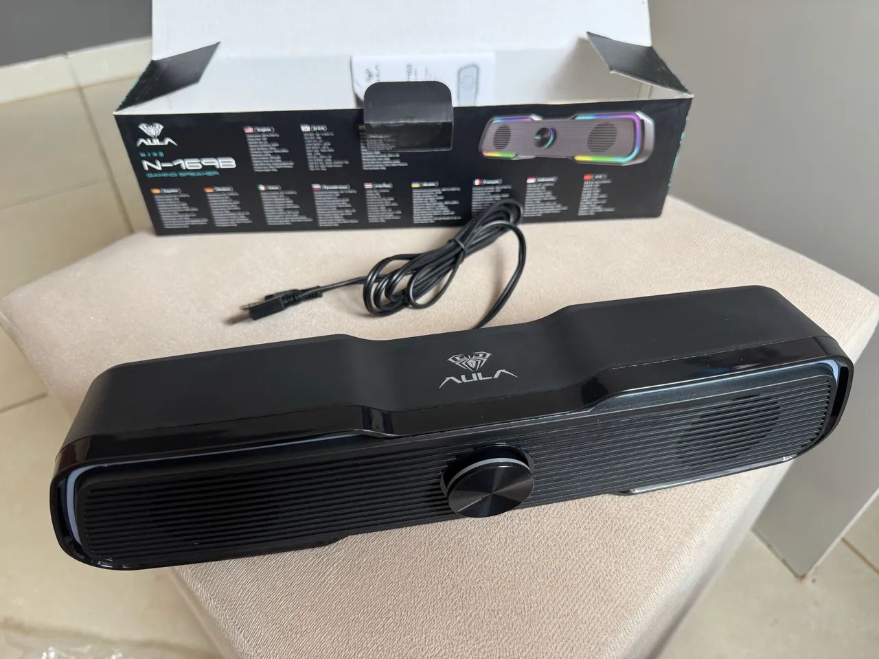 Caixa de som pc usb 10w - Foto 4
