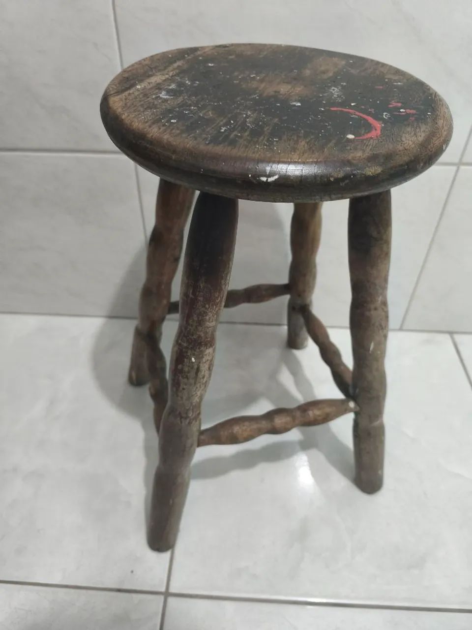 Banqueta em madeira  - Foto 2