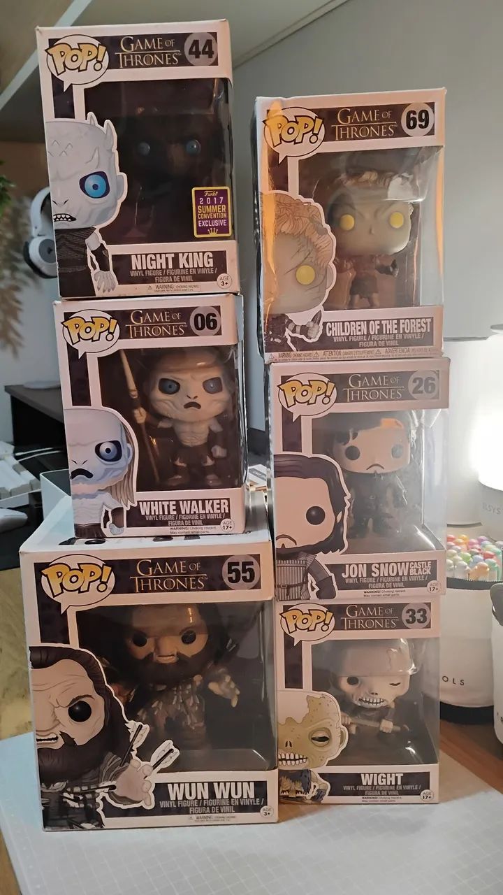 Coleção Funkos Pop Game of Thrones - Muralha