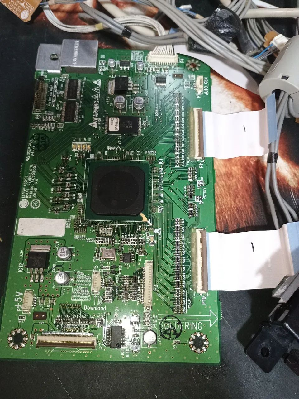 Placas tv LG 42PC1RV tcon,zsus,botões comando,placa AV  - Foto 3