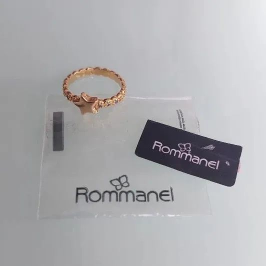 Anel com estrela e zircônias Rommanel 512168 - Tamanho 18 - Foto 4
