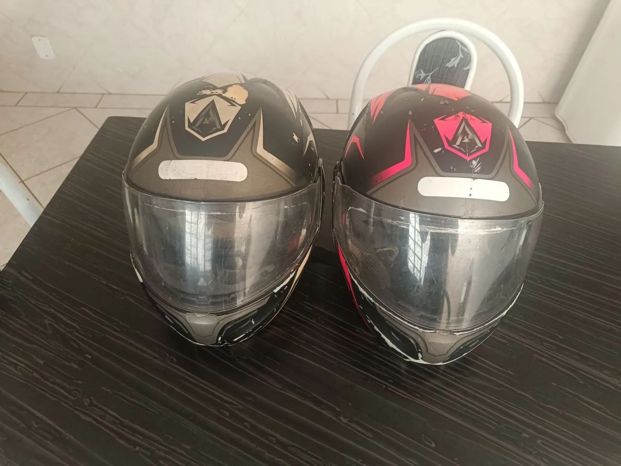 Capacete usado