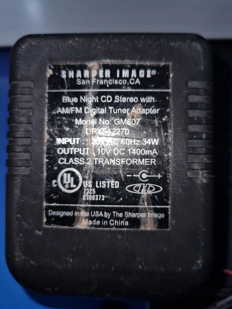 Fonte original Sharper Image Blue Night CD Stereo - Foto 2