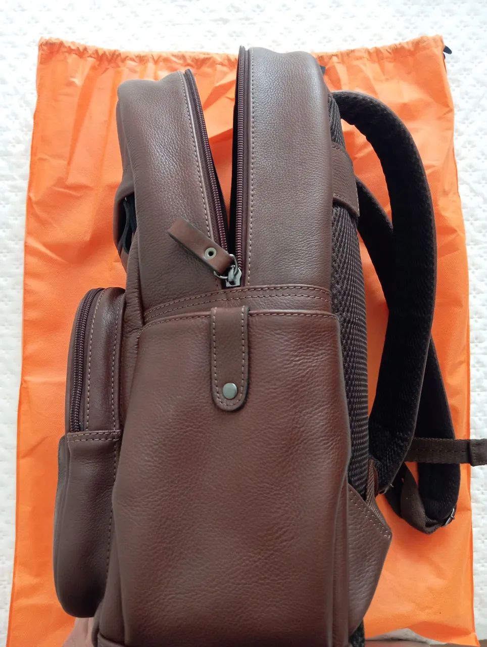 Mochila CNS couro legitimo - Foto 3