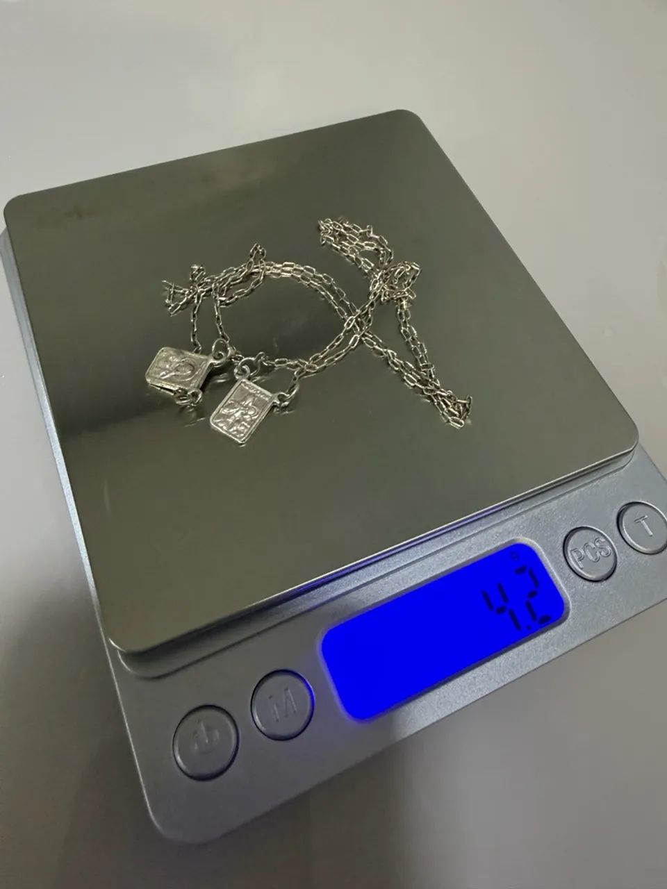 Escapulário de prata 4.2g