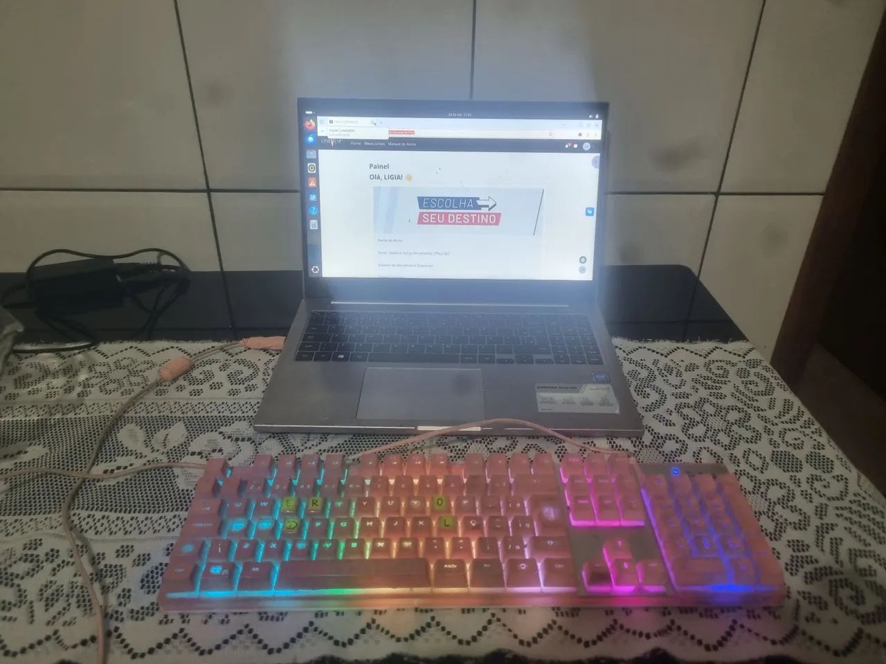 Notebook Samsung Book E20 + Teclado Gamer  - Foto 2