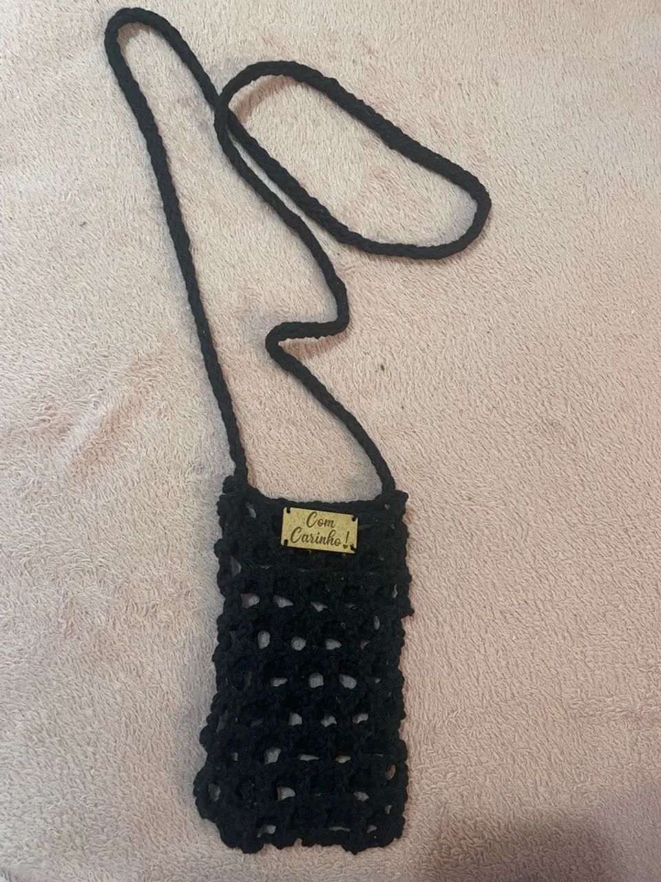 Porta celular de crochê  - Foto 3