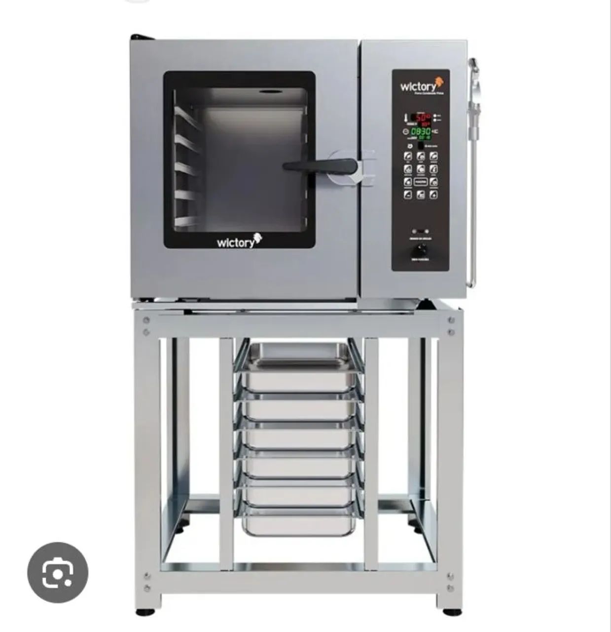 NZ. Forno combinado com cavalete inox WICTORY 