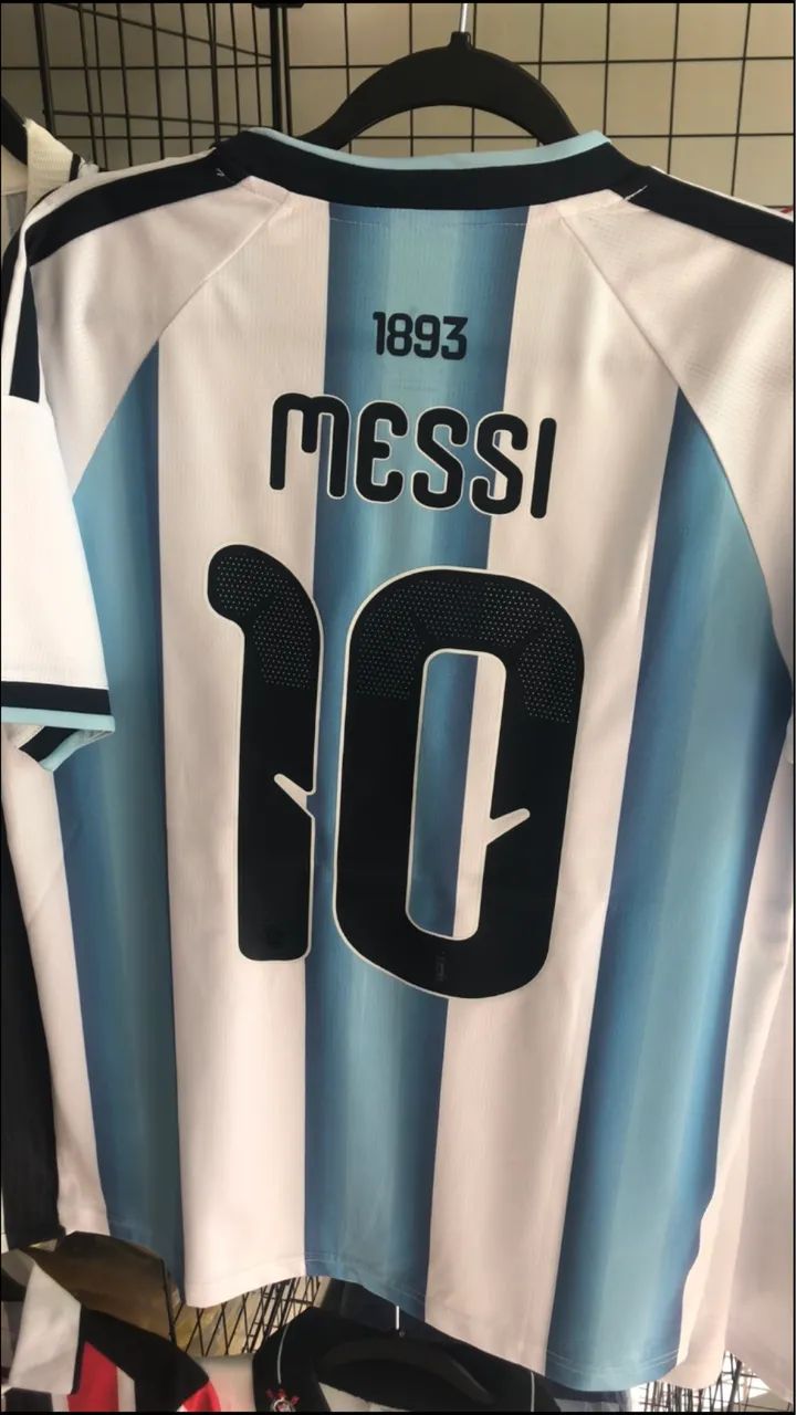 Camisa Argentina torcedor messi-10/10 - Foto 4