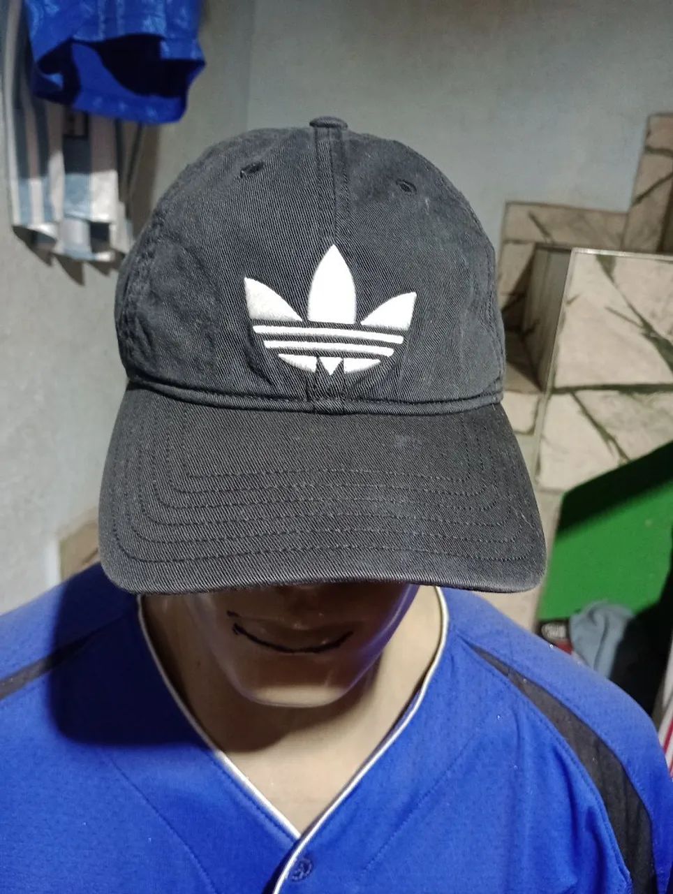 Boné Adidas Aba Curva Strapback Adicolor Washed Adidas - Foto 2