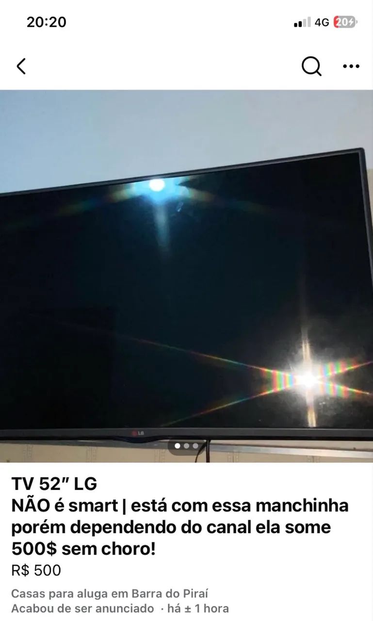 Tv 52? LG NÃO É SMART  - Foto 4