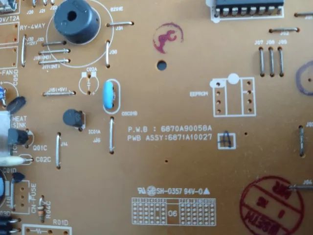 Placa Eletrônica Principal 6.000 Btu's LG (Cód. 6871A10027A) - Foto 2