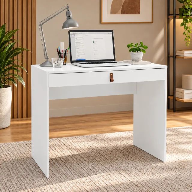 Mesa de Computador Branco 90cm NOVA Promoção