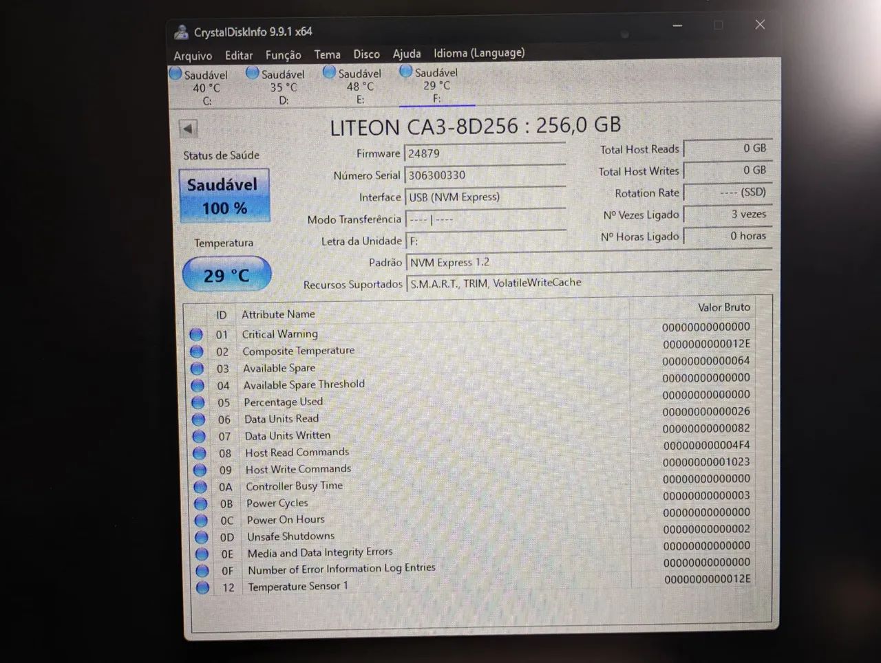 SSD NVMe 256gb LiteOn  - Foto 2