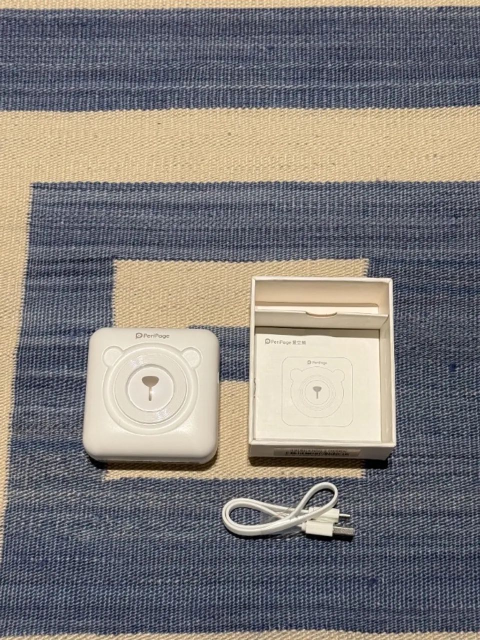 Mini Impressora Térmica PeriPage A6 203 DPI Bluetooth - Branca - Foto 2