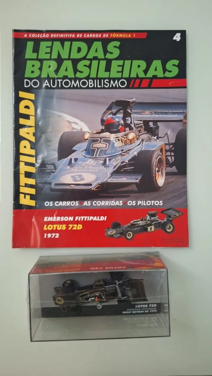 Miniatura Lótus 72D Emerson Fittipaldi 