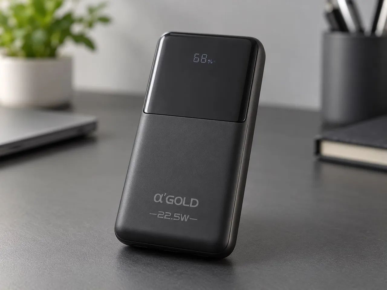Power Bank 10000mAh 22.5W com Cabos Integrados e Display LED - Foto 5