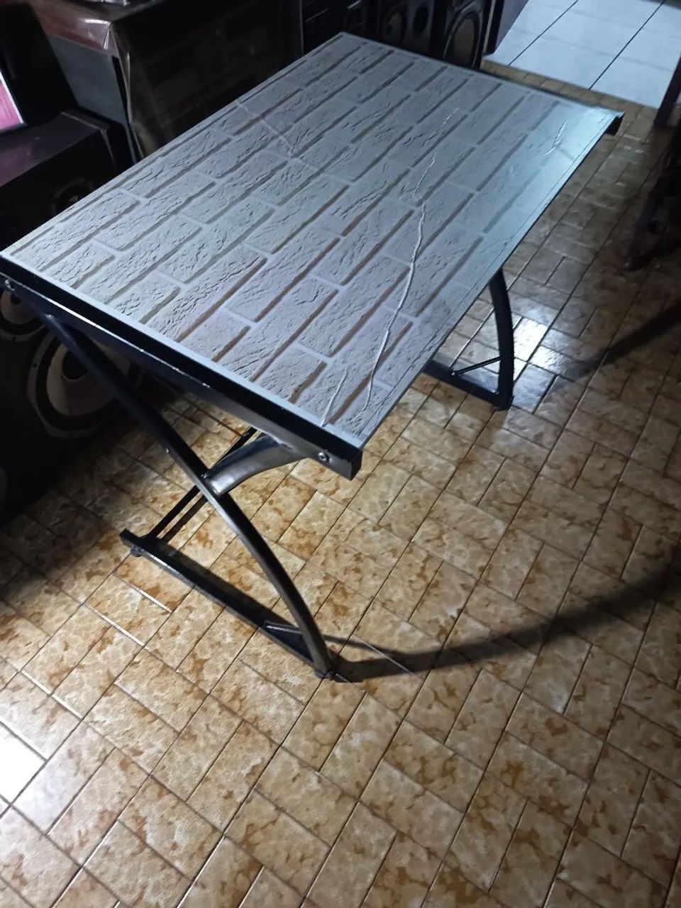 Escrivaninha de Vidro 