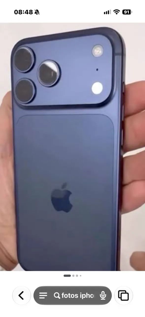 iPhone pro 17 azul 256 gigas bateria 99%5500,00 - Foto 2