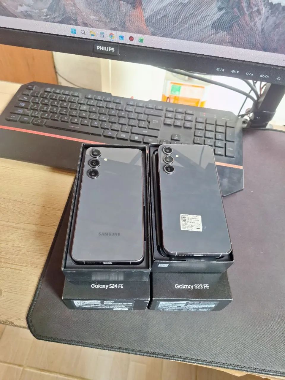 S24 FE 256gb - CINZA 3 MESES DE USO - Foto 2
