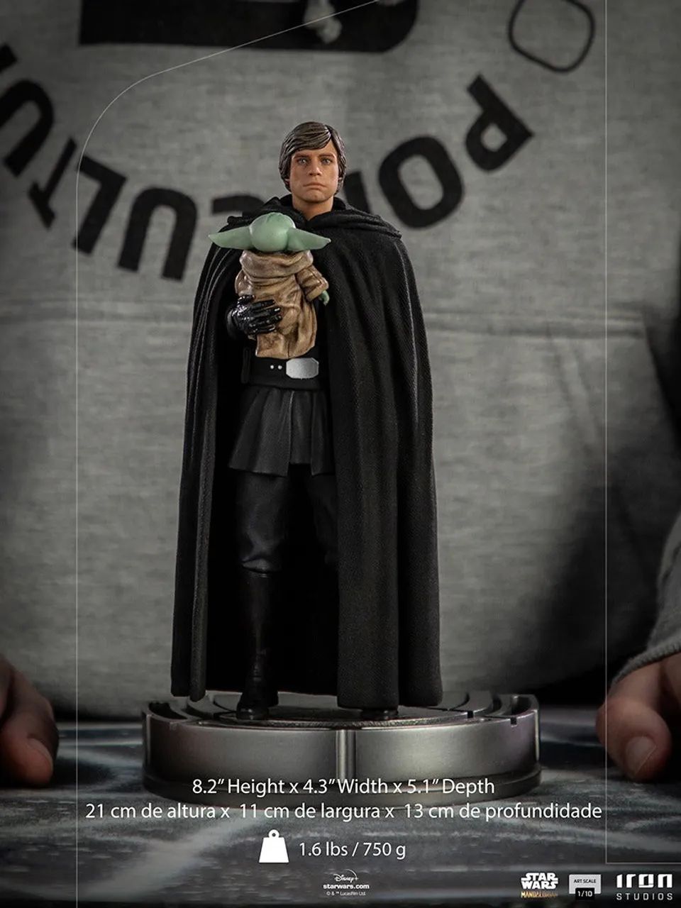 Luke Skywalker and Grogu - The Mandalorian - Art Scale 1/10 - Iron Studios