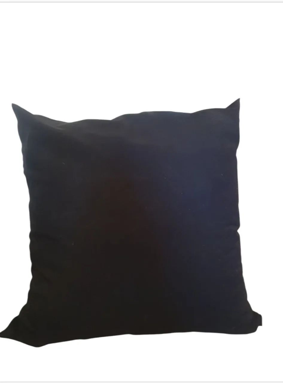 Almofadas para chão - tecido de cor preto e cinza - Foto 3