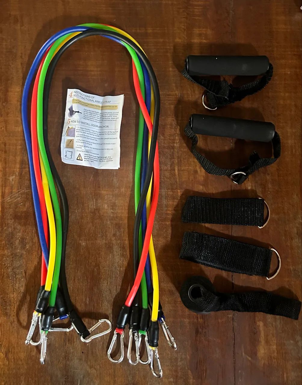 Kit de elásticos para exercícios 