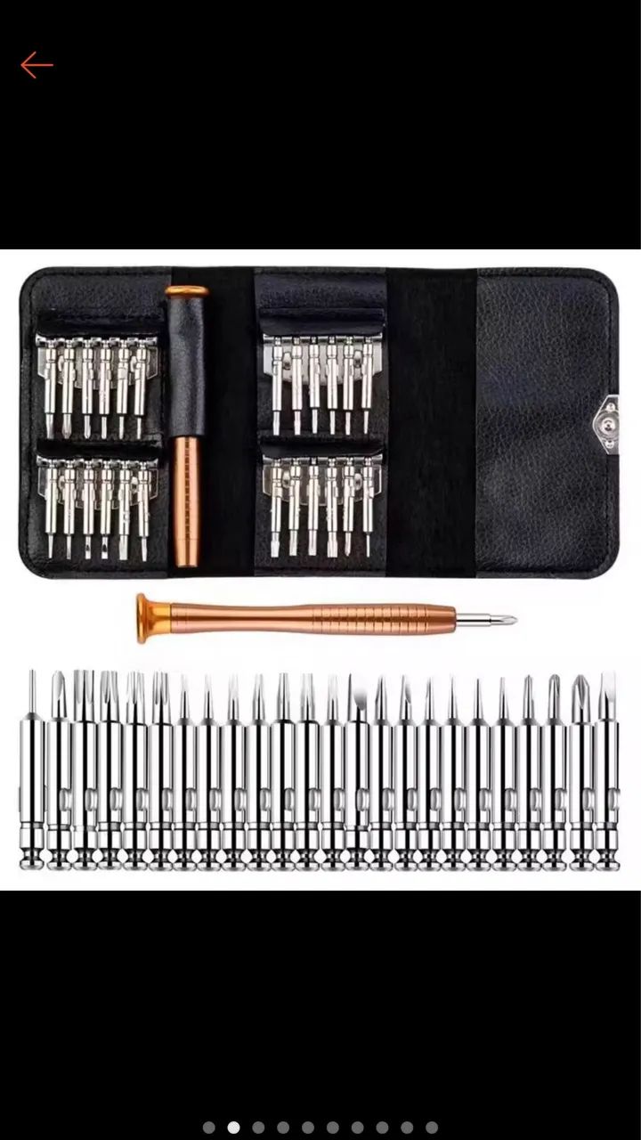Kit Ferramentas 25 Em 1 Reparo Celular Notebook