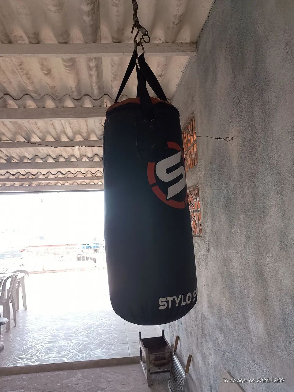Saco de boxe e barra fixa - Foto 3