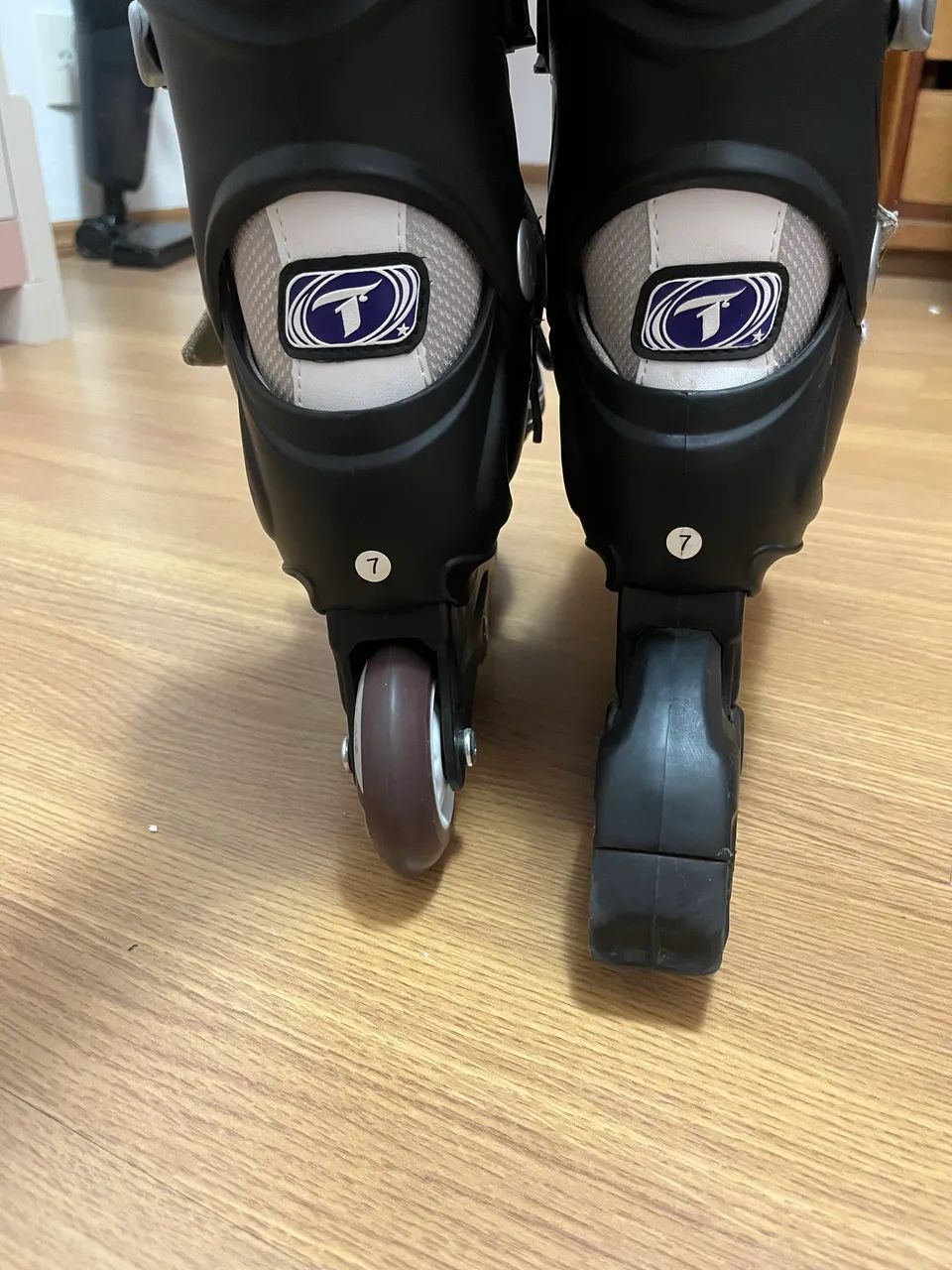 Patins Traxart Roxo 37 + kit de proteção  - Foto 5