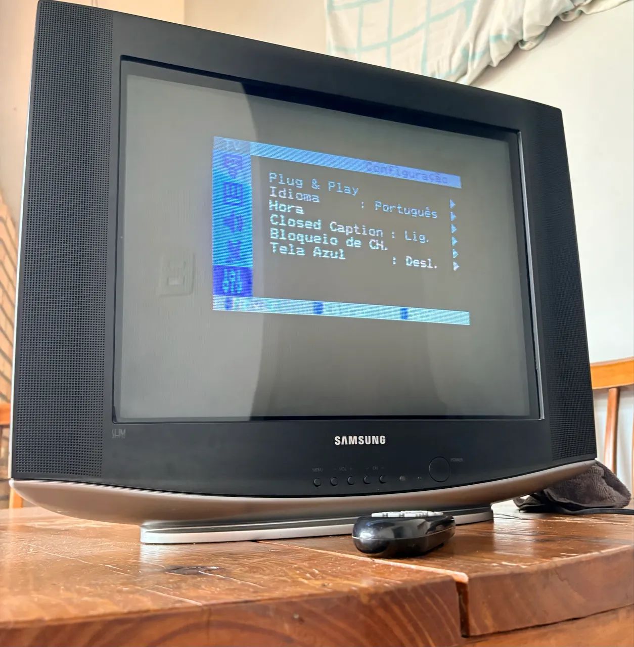 Tv de tubo analógica 21 polegadas saumsung 