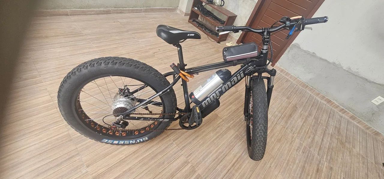 Bike elétrica mormaii FAT- revistada toda original com NF e manual  - Foto 2