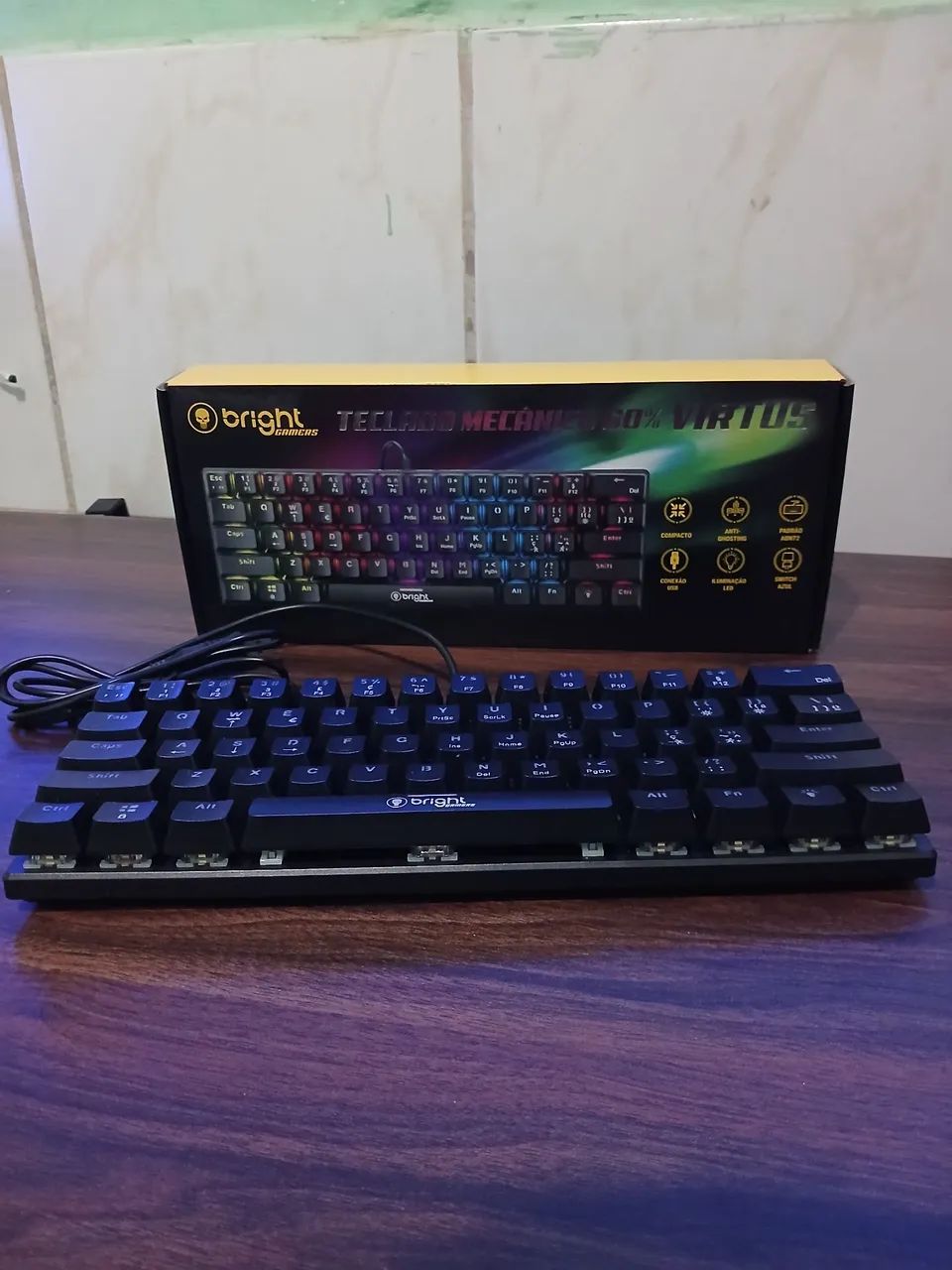 Teclado mecanico switch azul  - Foto 4