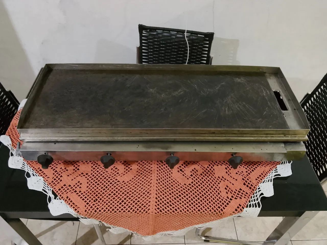 Chapa de hambúrguer profissional  - Foto 4