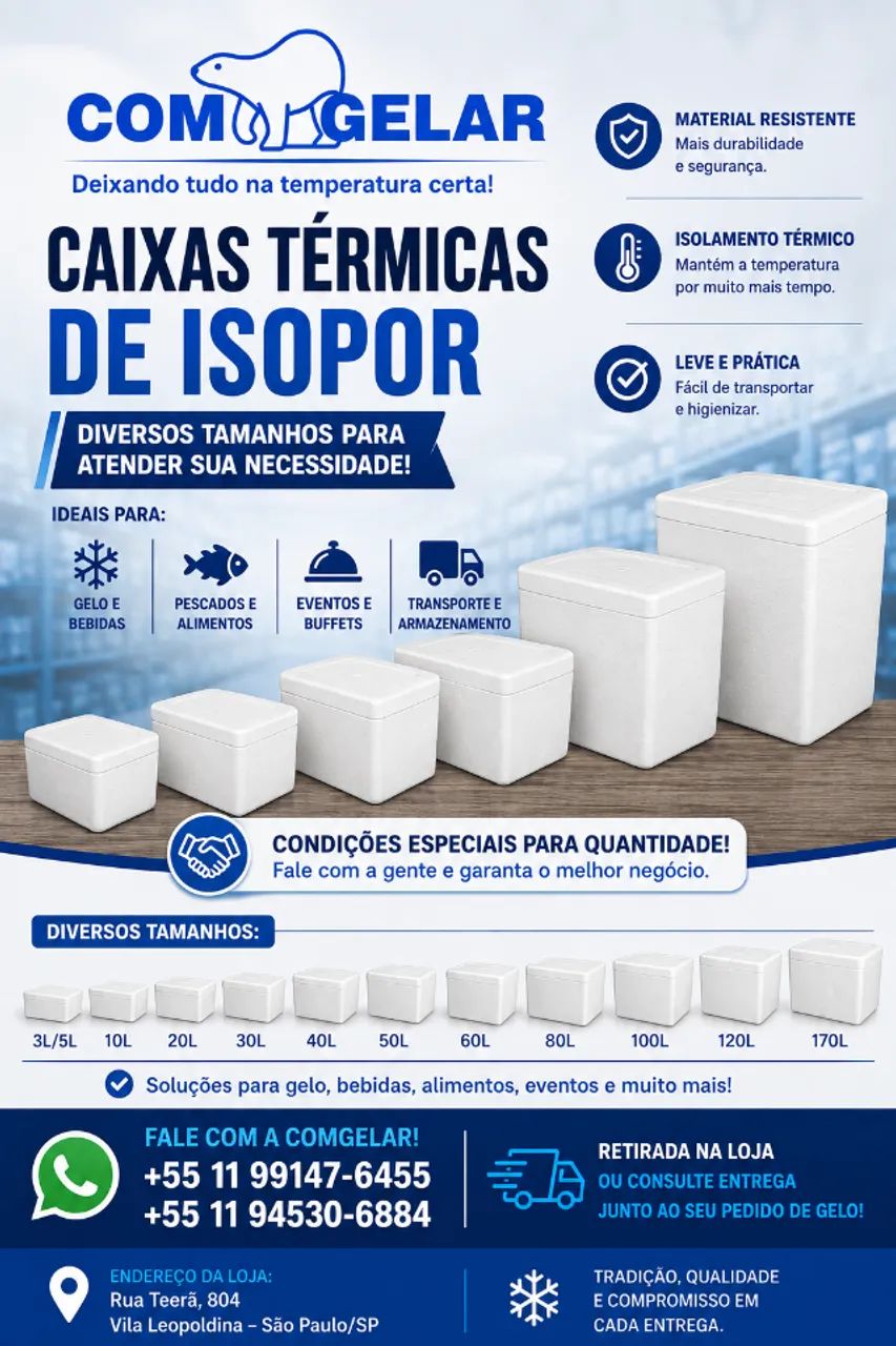 Caixa de Isopor - Pronta Entrega e Retirada - Foto 2