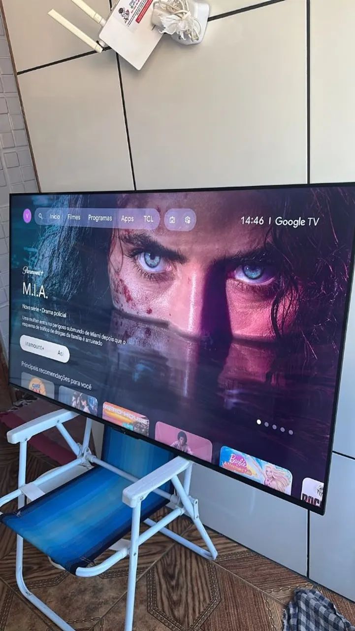 Smartv 55 4K semi nova 